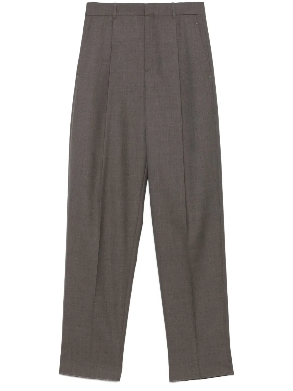 Saint Laurent tailored high-waisted trousers | Brown | Image 1