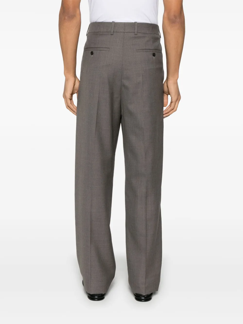Saint Laurent High waist pantalon Bruin