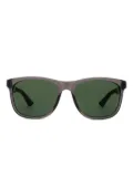 Montblanc acetate square sunglasses - Grey
