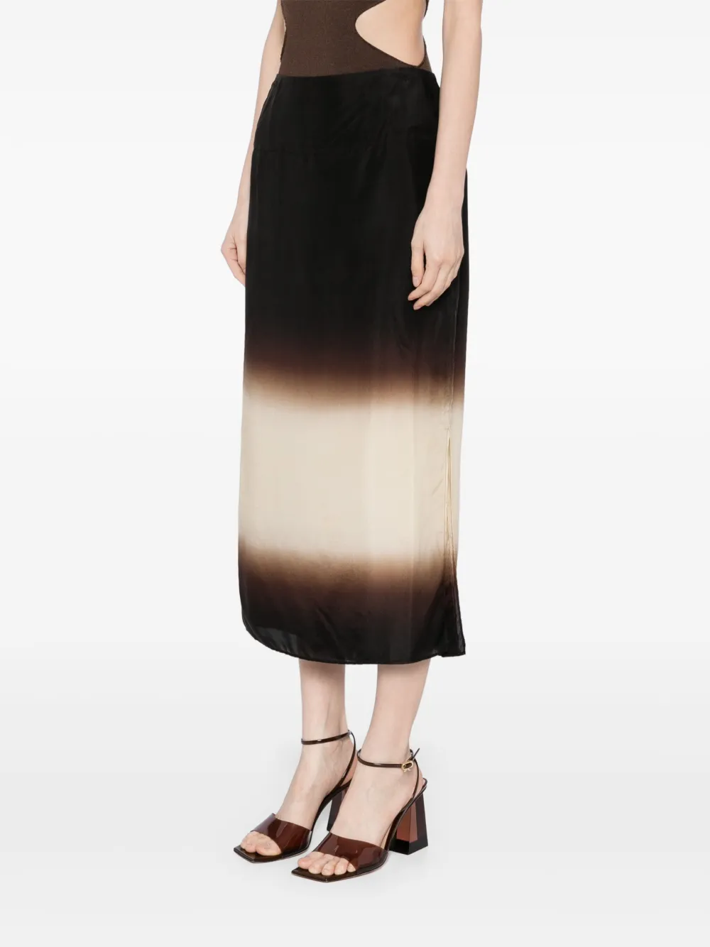 LESS SILK ELECTROSPUN SKIRT