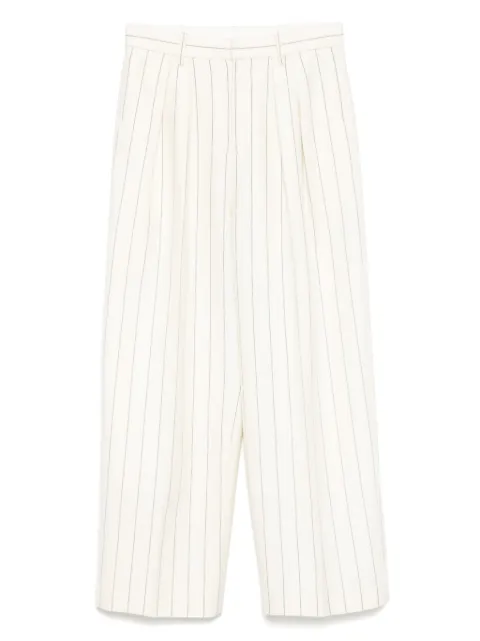 LESS striped straight leg pants
