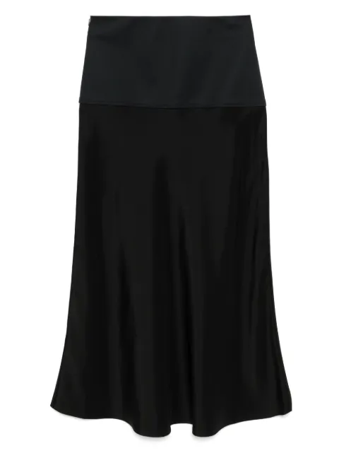 LESS A-type blended jacquard skirt