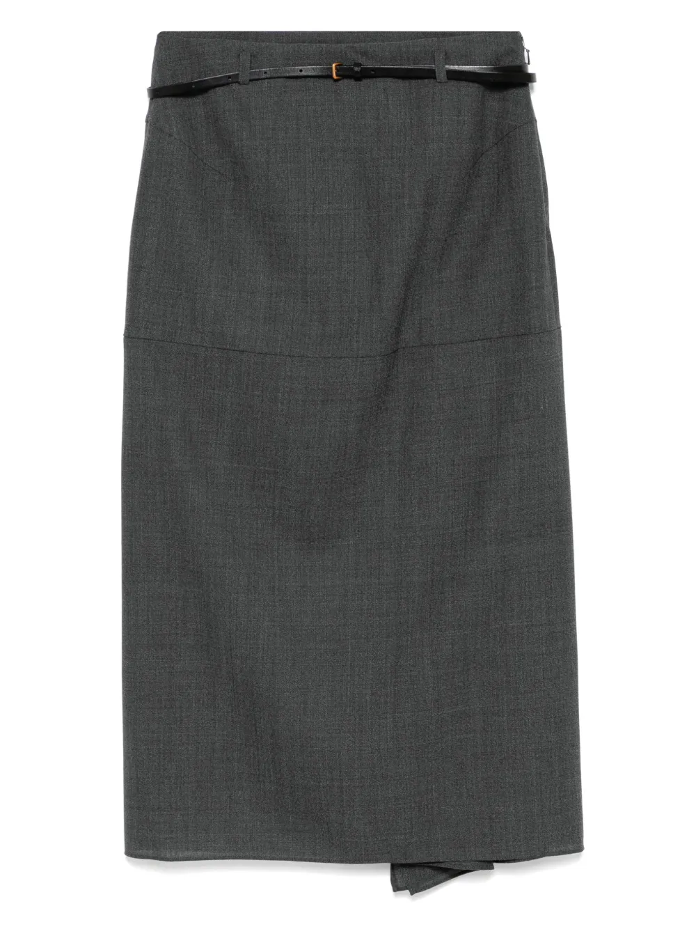 LESS ROLLED HEM SKIRT