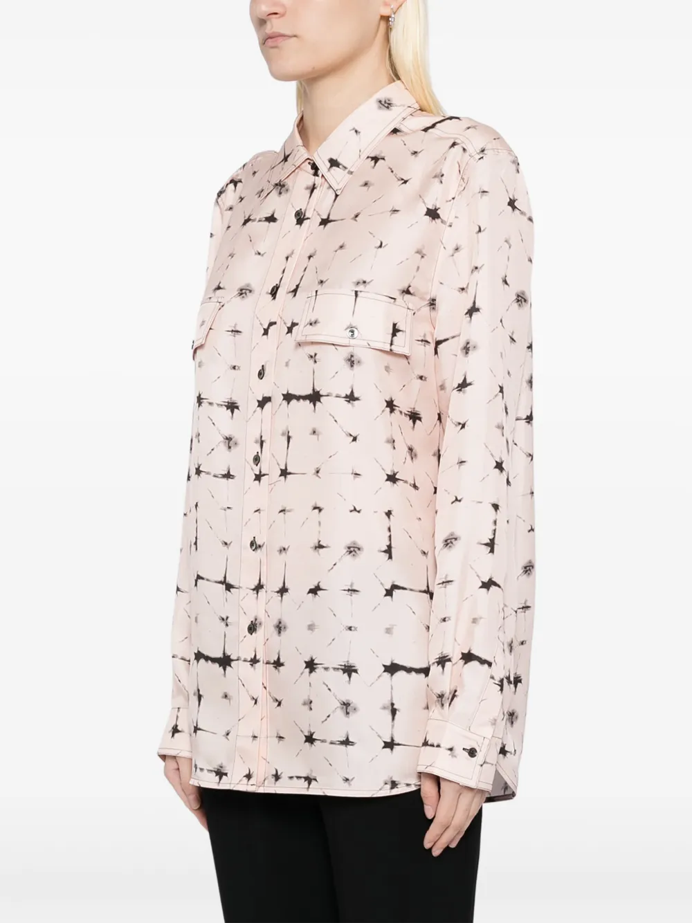 LESS SILK LONG SLEEVED SHIRT