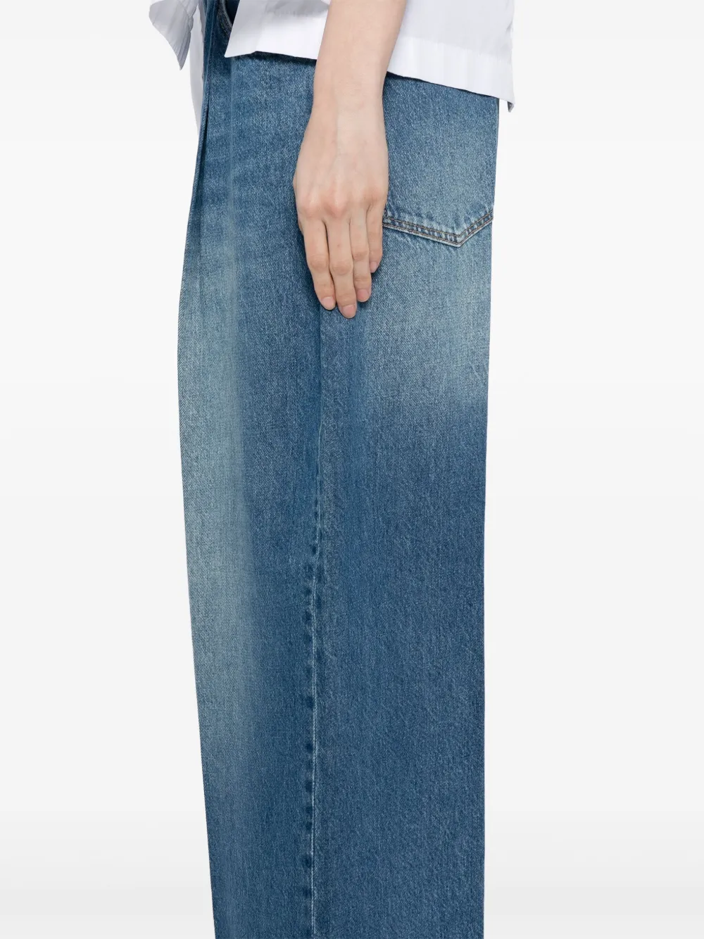 LESS COWBOY WIDE LEG JEANS
