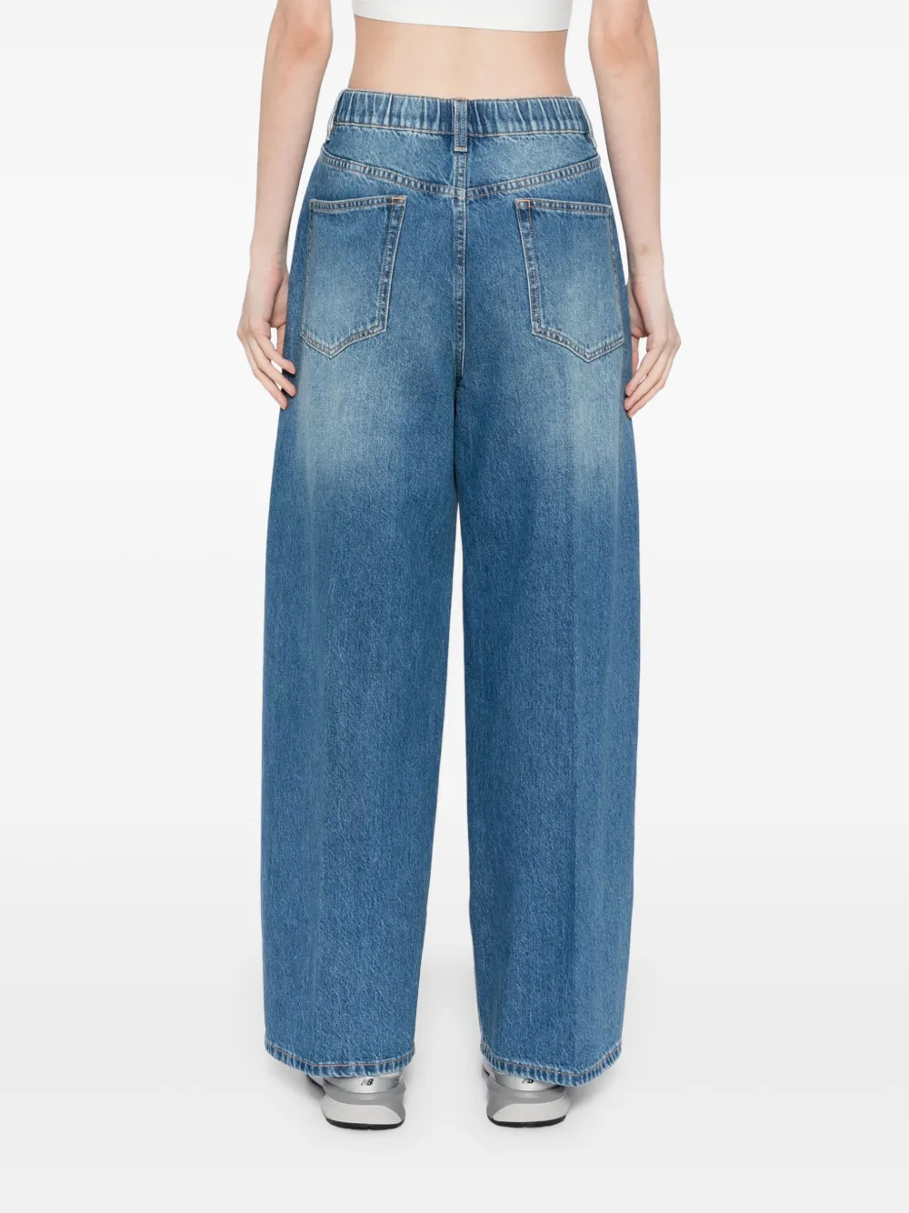 LESS COWBOY WIDE LEG JEANS