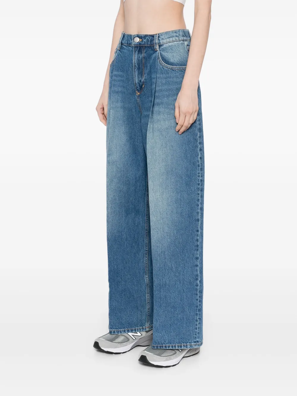 LESS COWBOY WIDE LEG JEANS