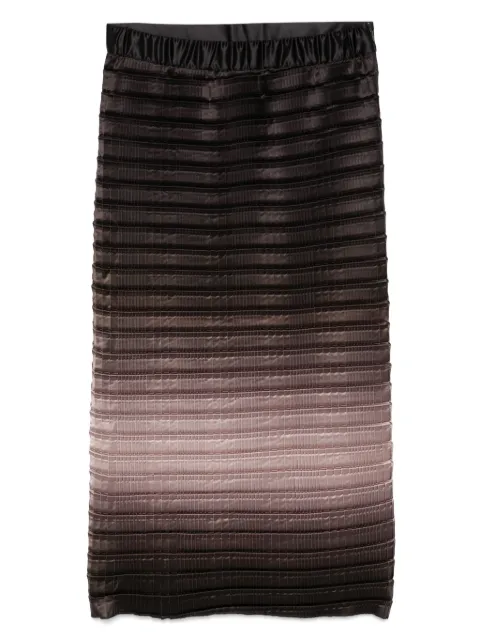 LESS hanging dye gradient printed skirt