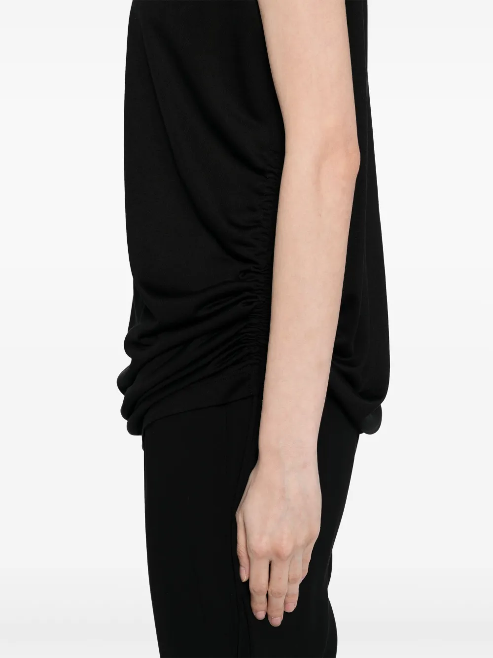 LESS ASYMMETRIC SILK VEST