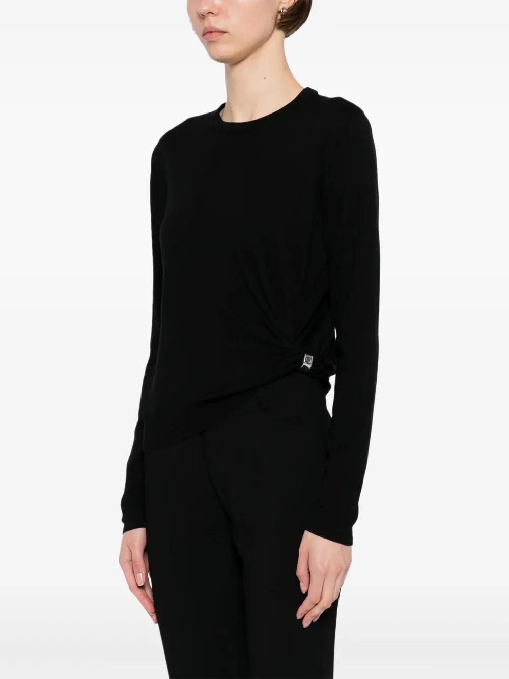 LESS DRAPED KNITTED TOP