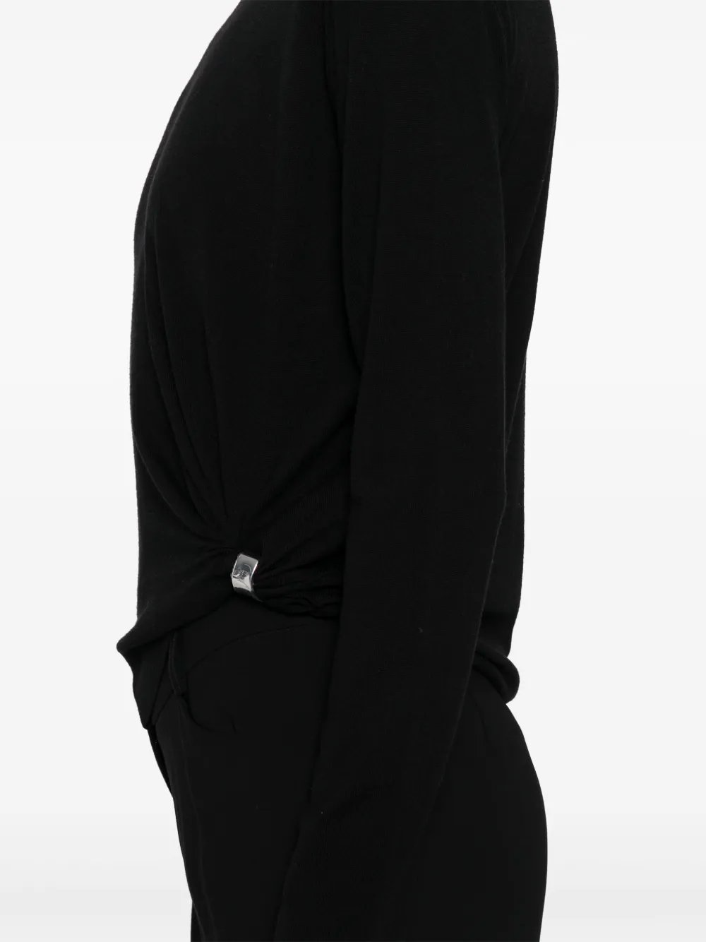 LESS DRAPED KNITTED TOP