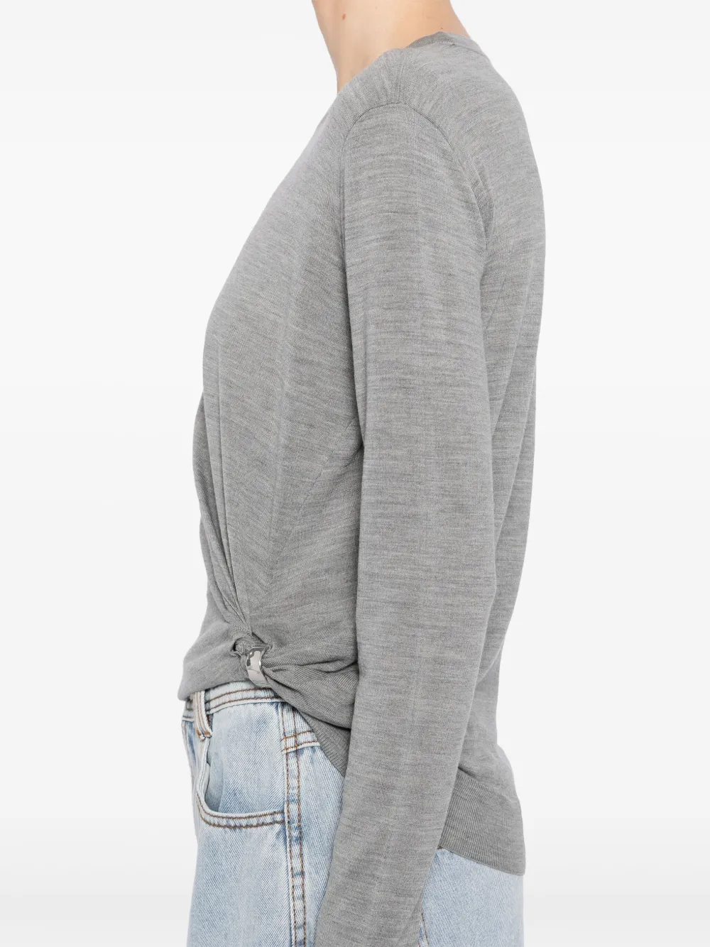LESS DRAPED KNITTED TOP