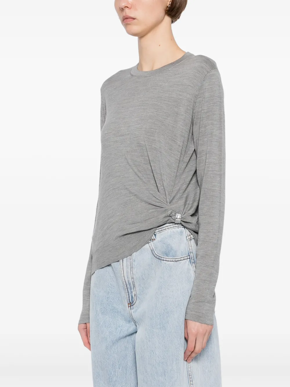 LESS DRAPED KNITTED TOP
