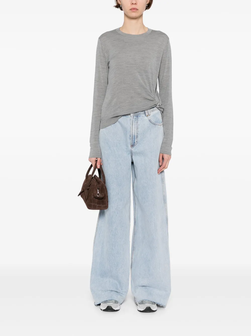 LESS DRAPED KNITTED TOP