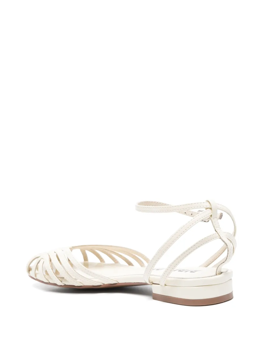 Bibi Lou patent flat pumps White