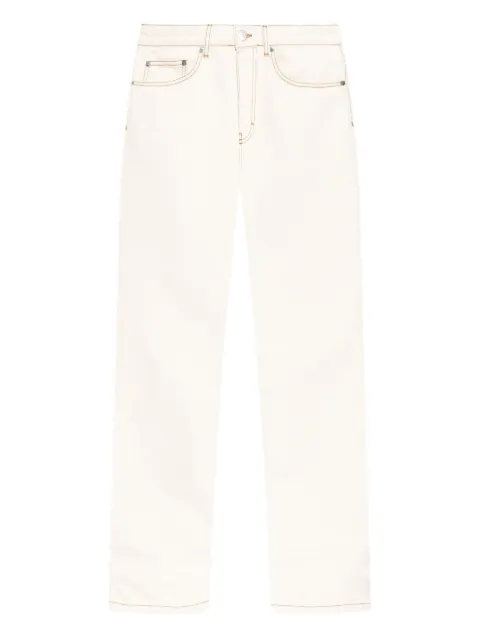 AMI Paris logo-patch jeans 