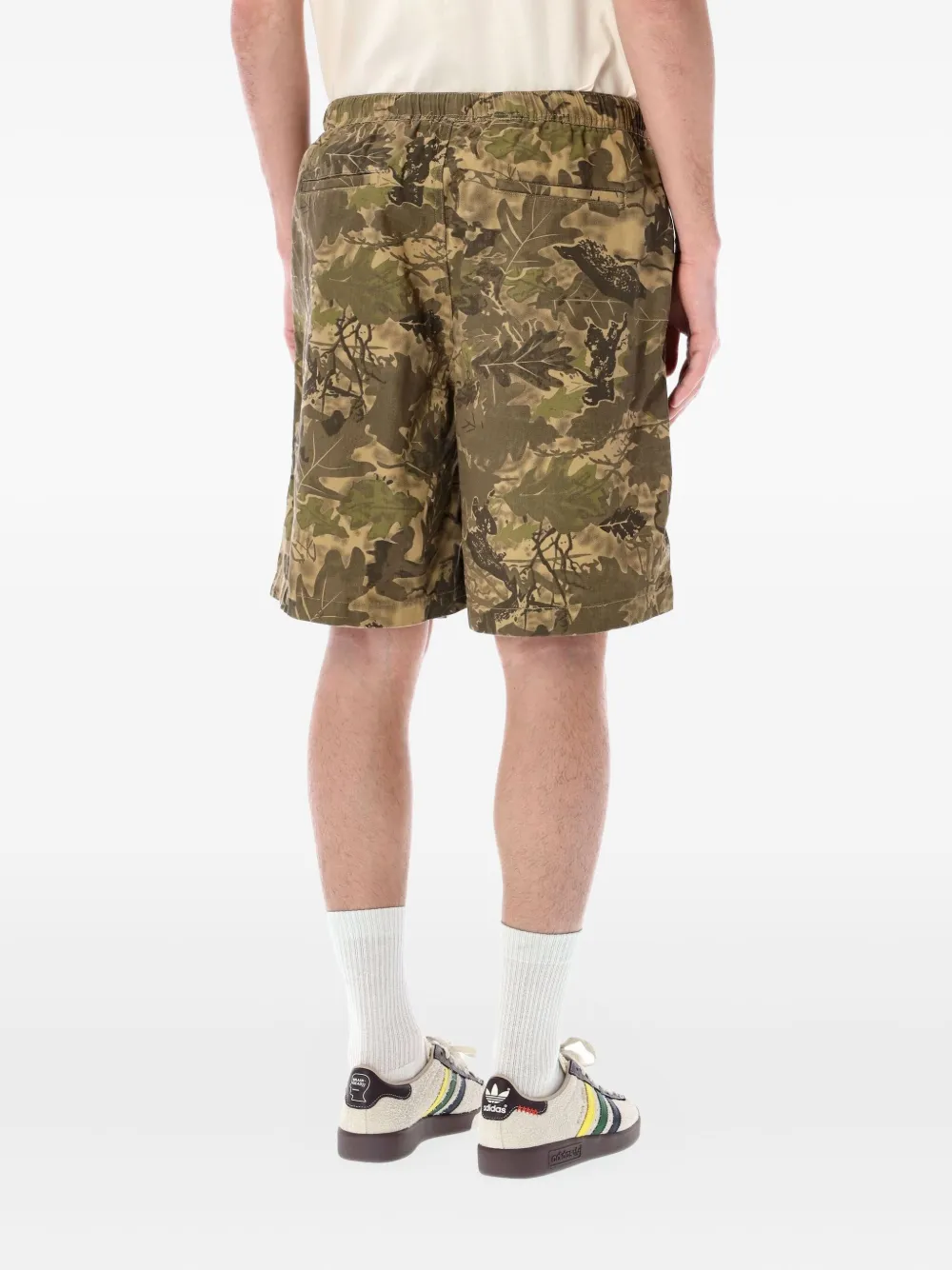 Brain Dead Katoenen shorts Groen