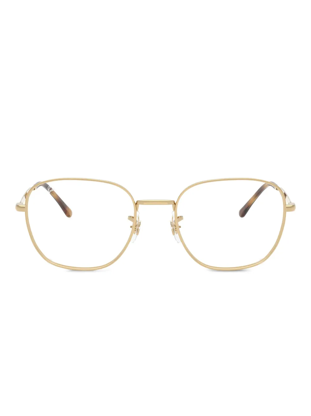 Ray-Ban RX6534 bril met rond montuur Goud