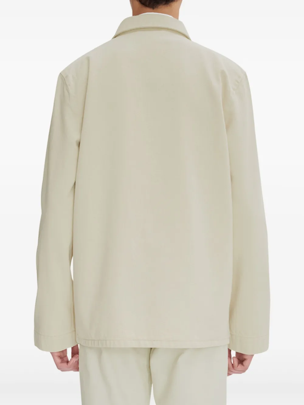 A.P.C. Button-up shirtjack Wit