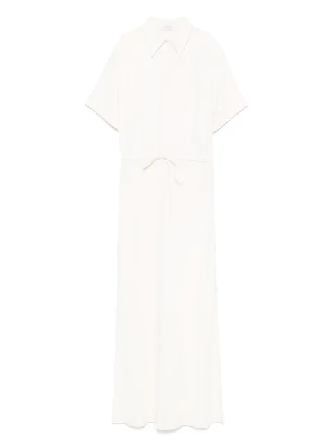Brunello Cucinelli short-sleeves maxi dress
