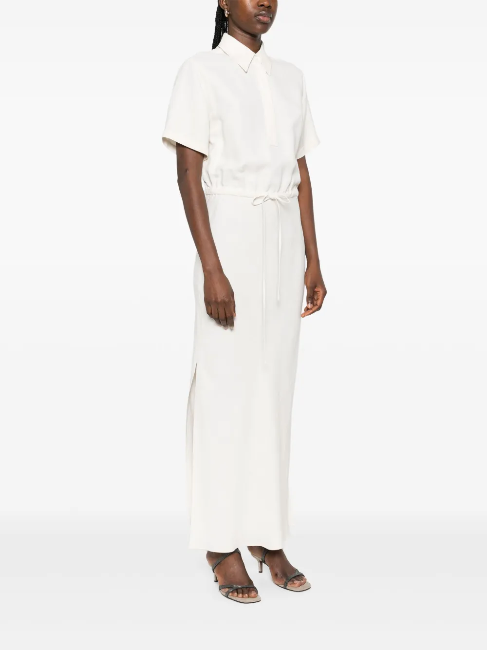 Brunello Cucinelli Short-sleeves Maxi Dress