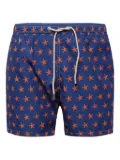 MC2 Saint Barth pattern-jacquard swim shorts - Blue