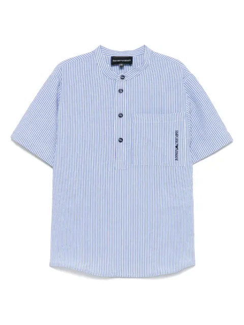 Emporio Armani Kids chemise à logo brodé