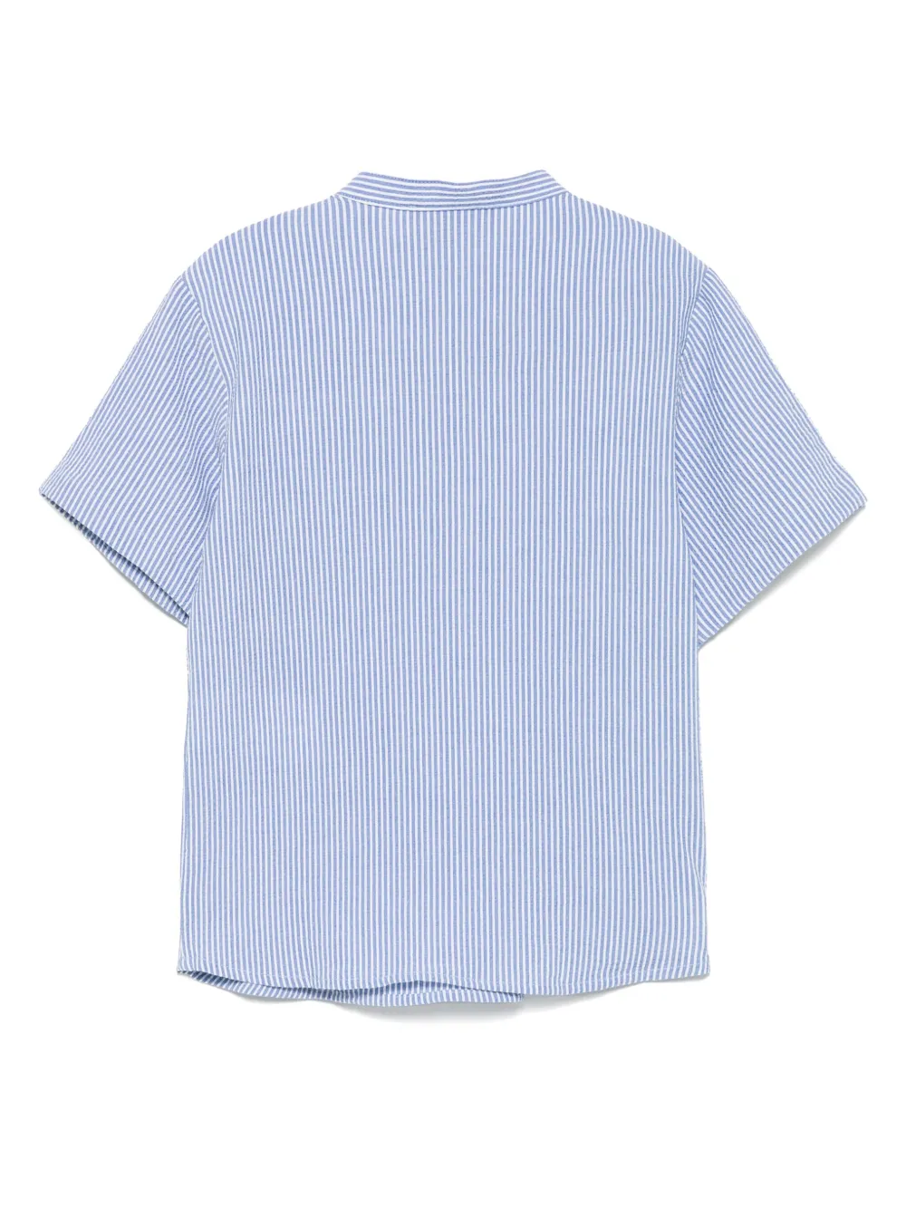 Emporio Armani Kids Shirt met geborduurd logo Blauw