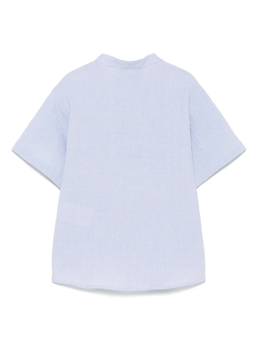 Emporio Armani Kids Shirt met geborduurd logo Blauw