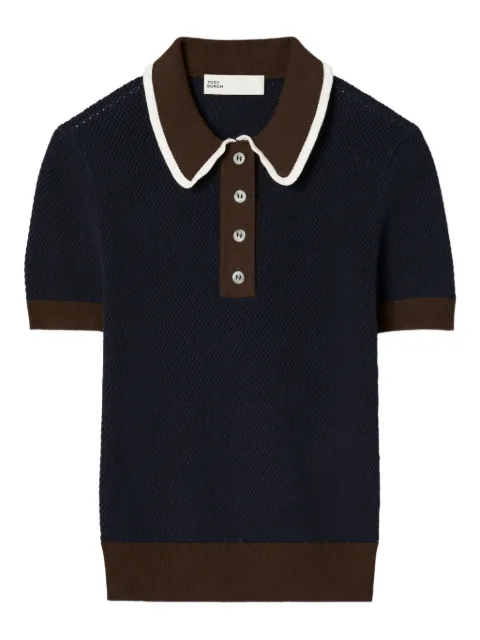 Tory Burch knitted polo shirt