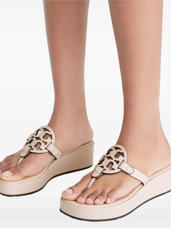 Tory Burch Miller Platform flip-flops | Pink | FARFETCH