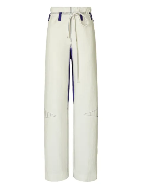 Tory Burch drawstring wide-leg trousers