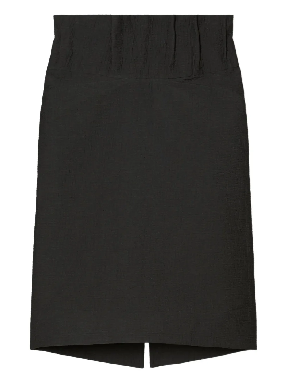Tory Burch asymmetrical midi skirt - Nero