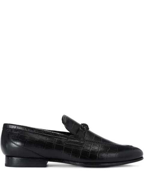 Kurt Geiger London Alton crocodile-embossed loafers