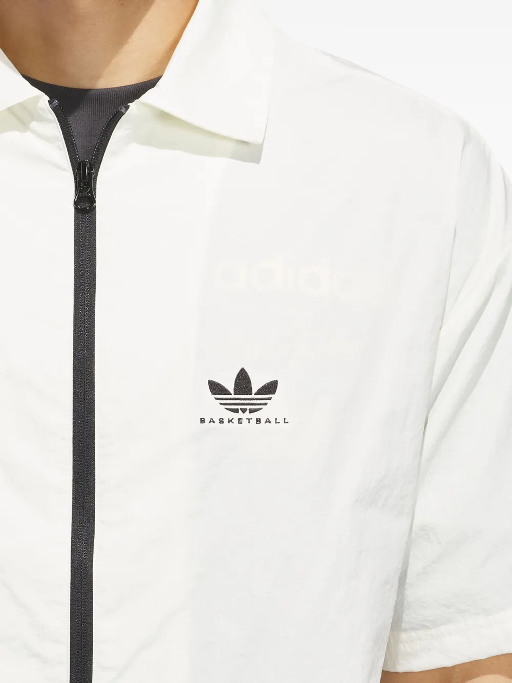 adidas Overhemd met geborduurd logo Wit
