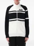 Diadora colour-block zip-up sweatshirt - White