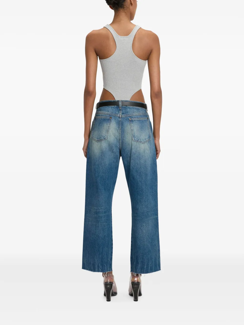 VICTORIA BECKHAM HIGH LEG-CUT BODYSUIT