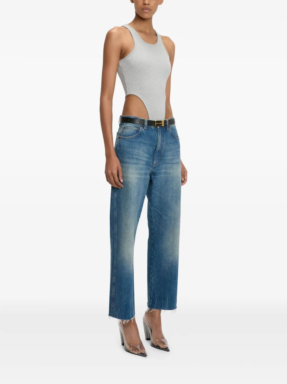 VICTORIA BECKHAM HIGH LEG-CUT BODYSUIT