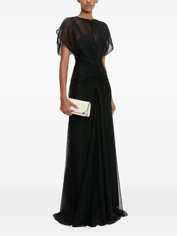 VICTORIA BECKHAM☆関税込☆ヘンリーアシンメトリーパネルドレス VICTORIA BECKHAM Asymmetric cutout ruched stretch-jersey