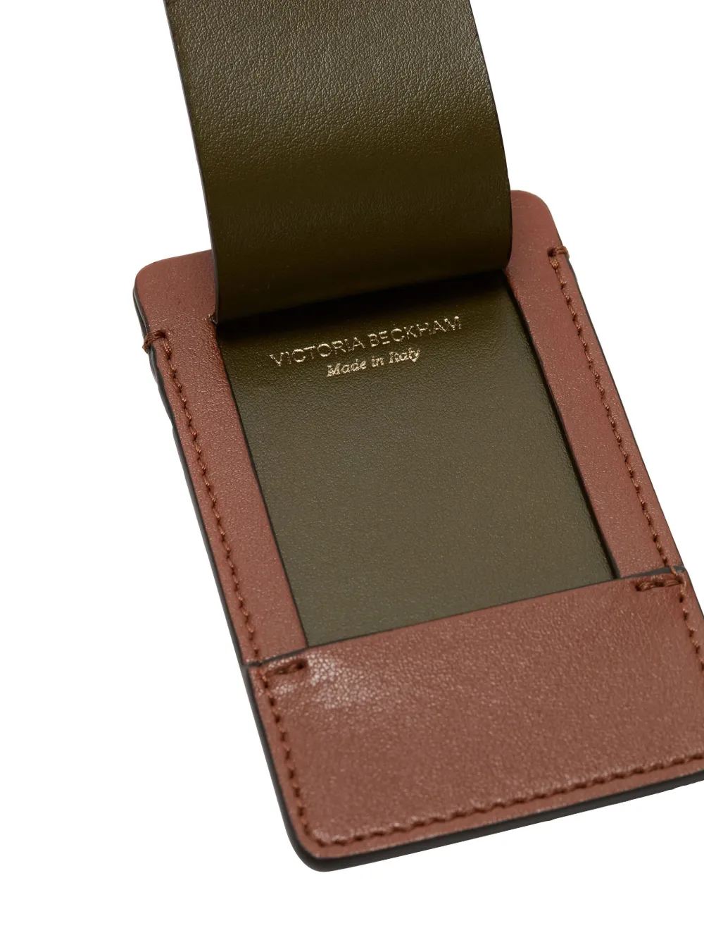 Victoria Beckham Bagagelabel met logo Bruin