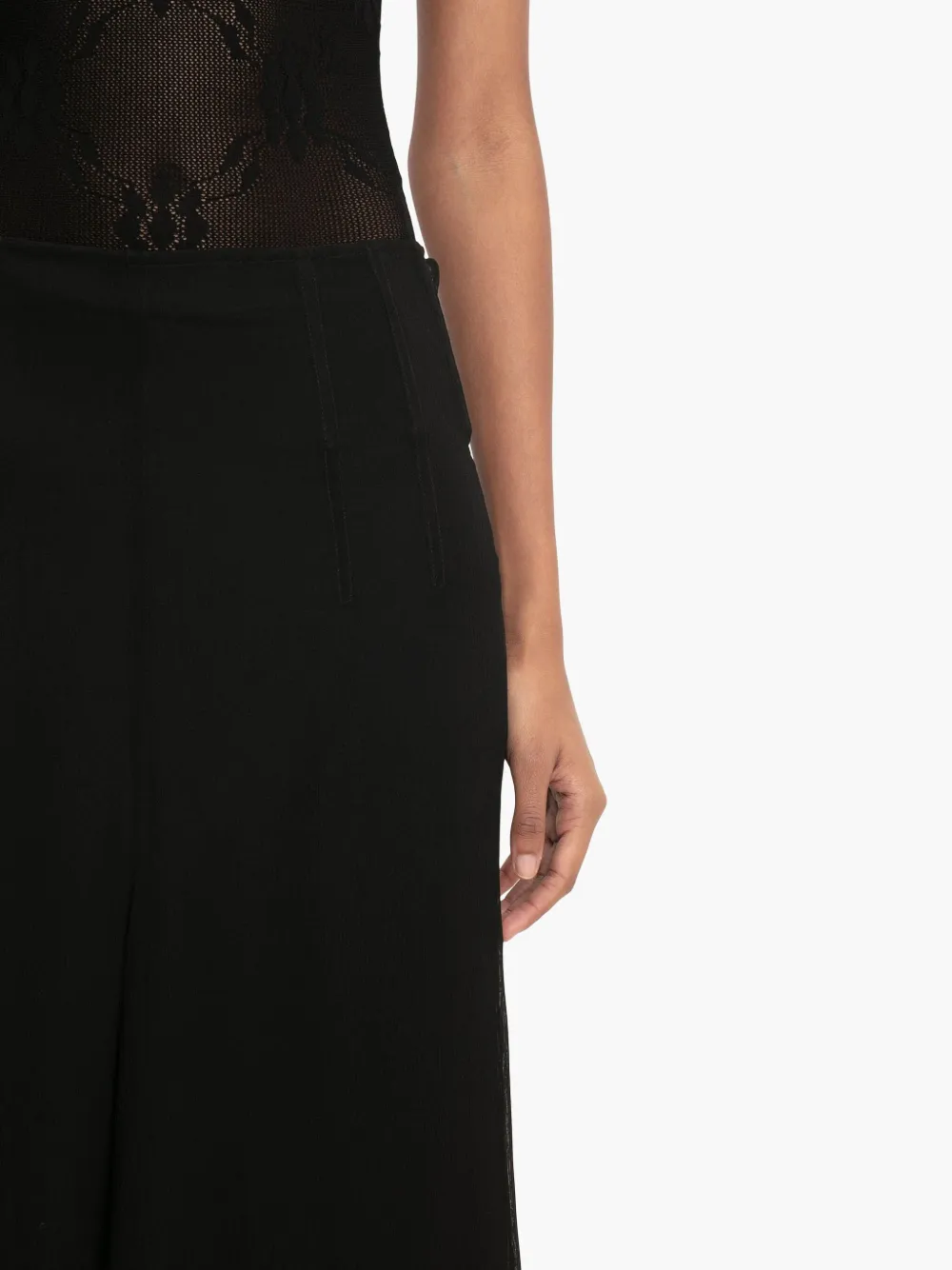 Victoria Beckham Blouse in korset-stijl Zwart
