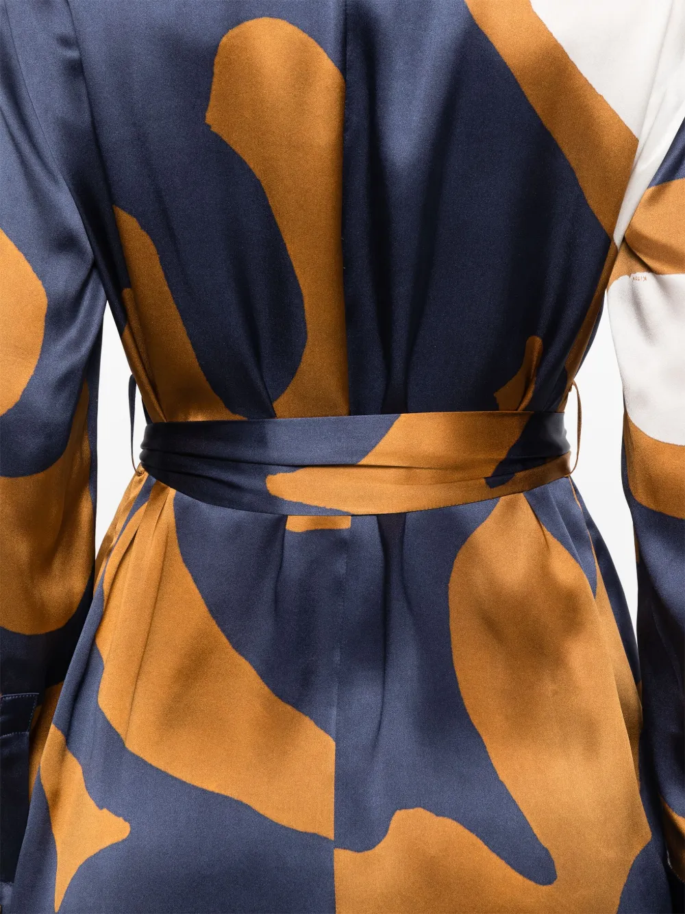 Kiton Midi-jurk met print Blauw