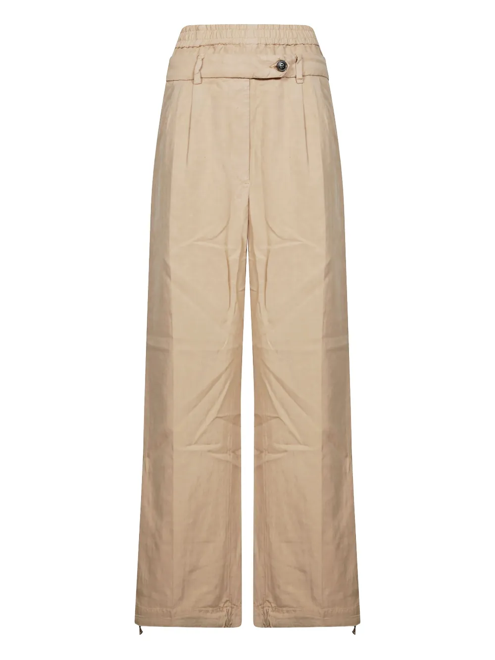White Sand pleat-detail trousers | Neutrals | Image 1