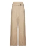 White Sand pleat-detail trousers - Neutrals