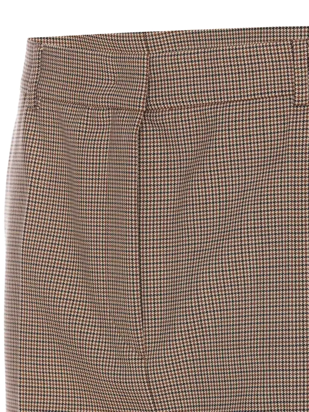 Sportmax Geruite mini-rok Beige