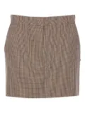 Sportmax checked mini skirt - Neutrals