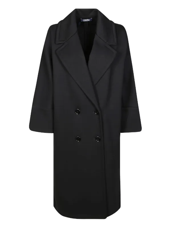 S Max Mara Emma Coat | Black | FARFETCH JO
