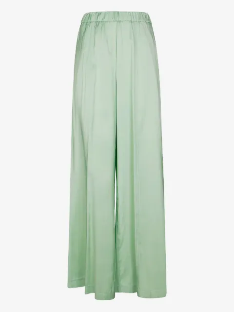 Nude high-waisted trousers