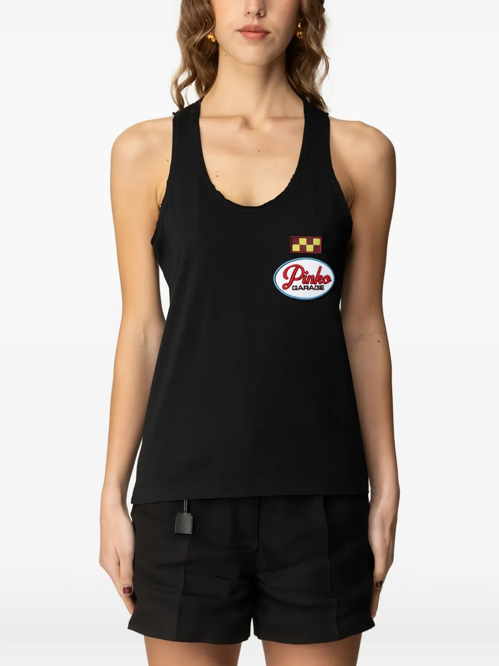 PINKO Noel tanktop Zwart