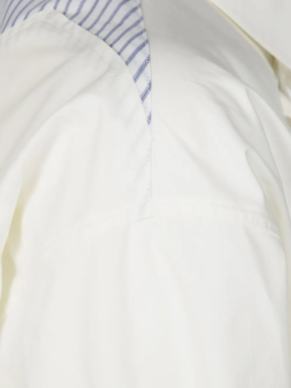 MM6 Maison Margiela Blouse van stretch katoen Wit